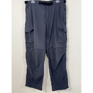 Eastern Mountain Sports EMS Pants Men's 34-29 Gray Convertible Cargo Hiking